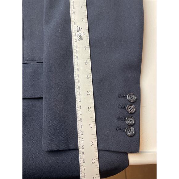 Tom James-Navy Blue Blazer-45R - Picture 6 of 10